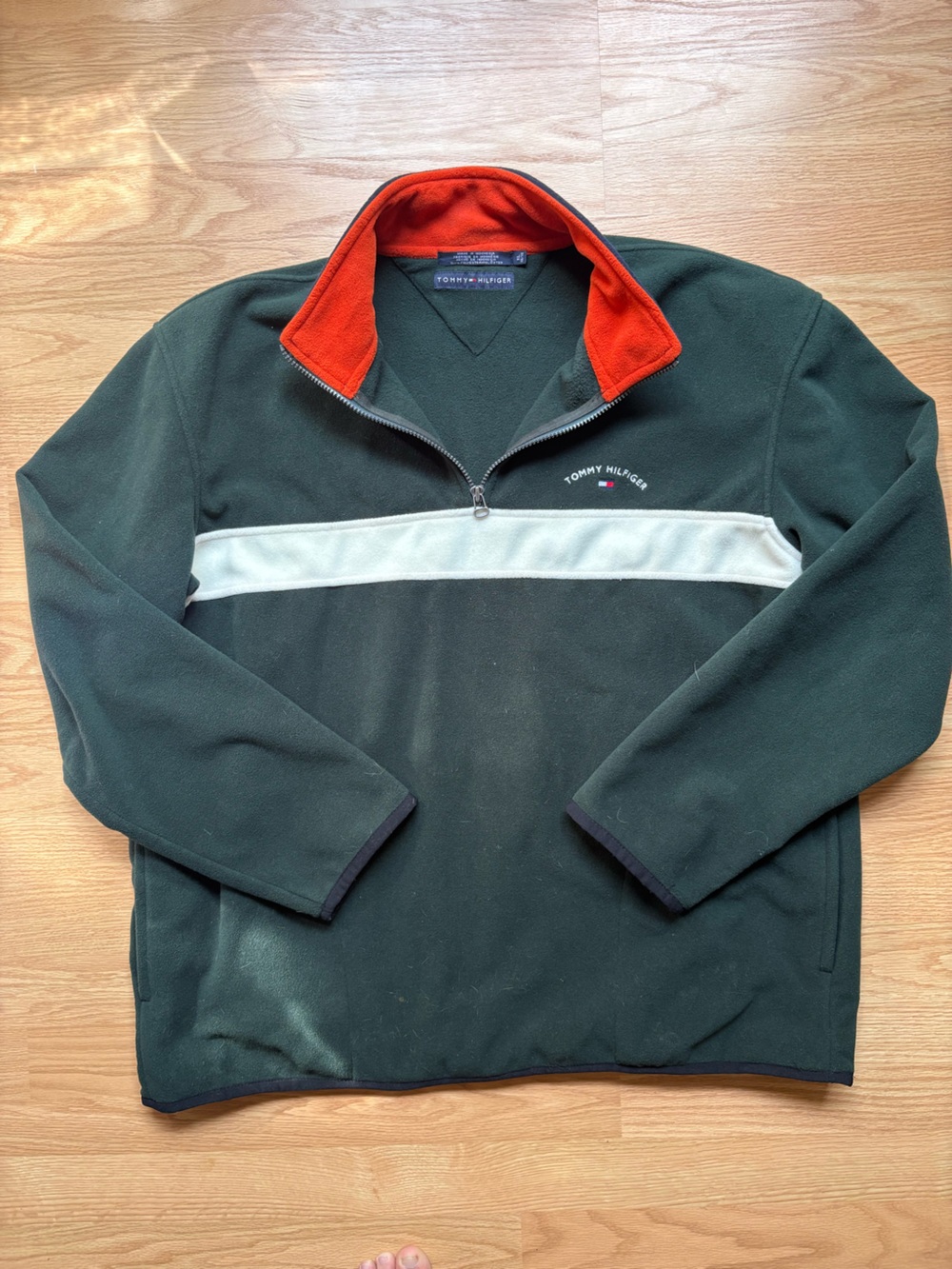 Vintage Tommy Hilfiger Dark Green Quarter Zip